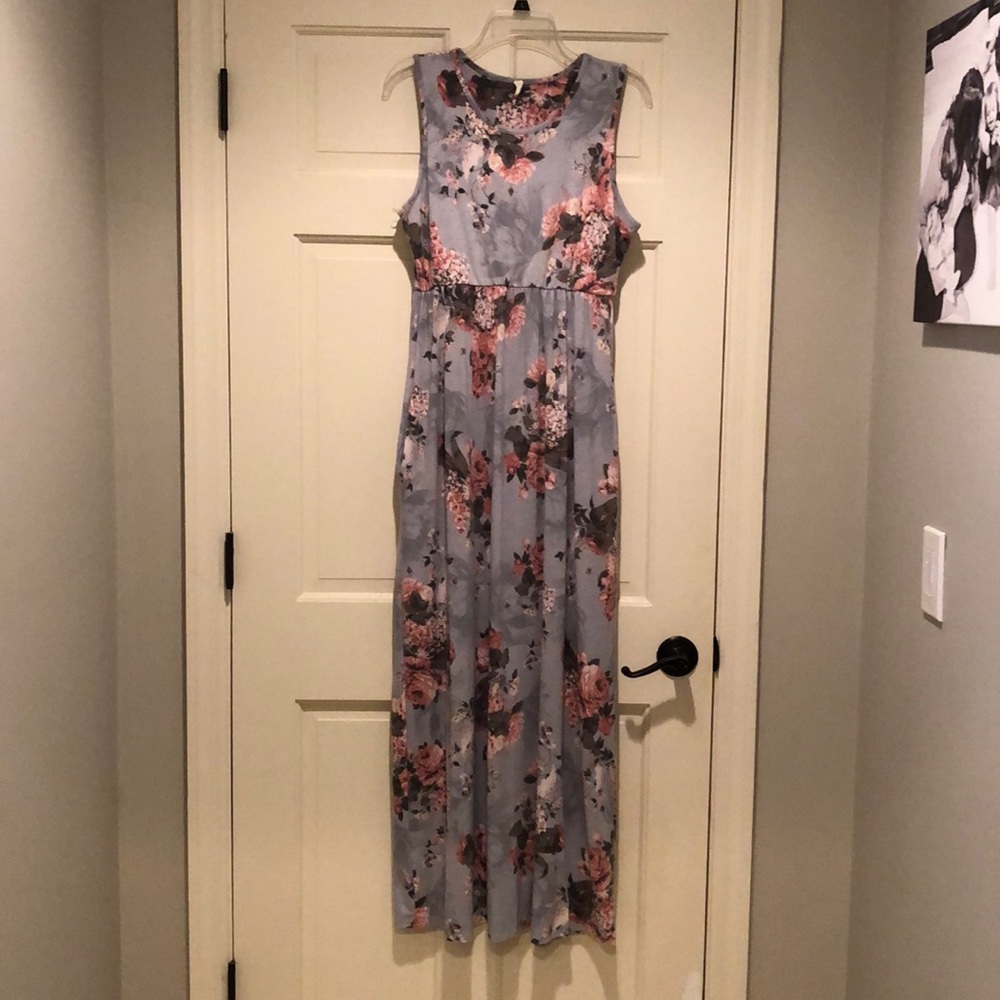 Pink Blush maternity dress